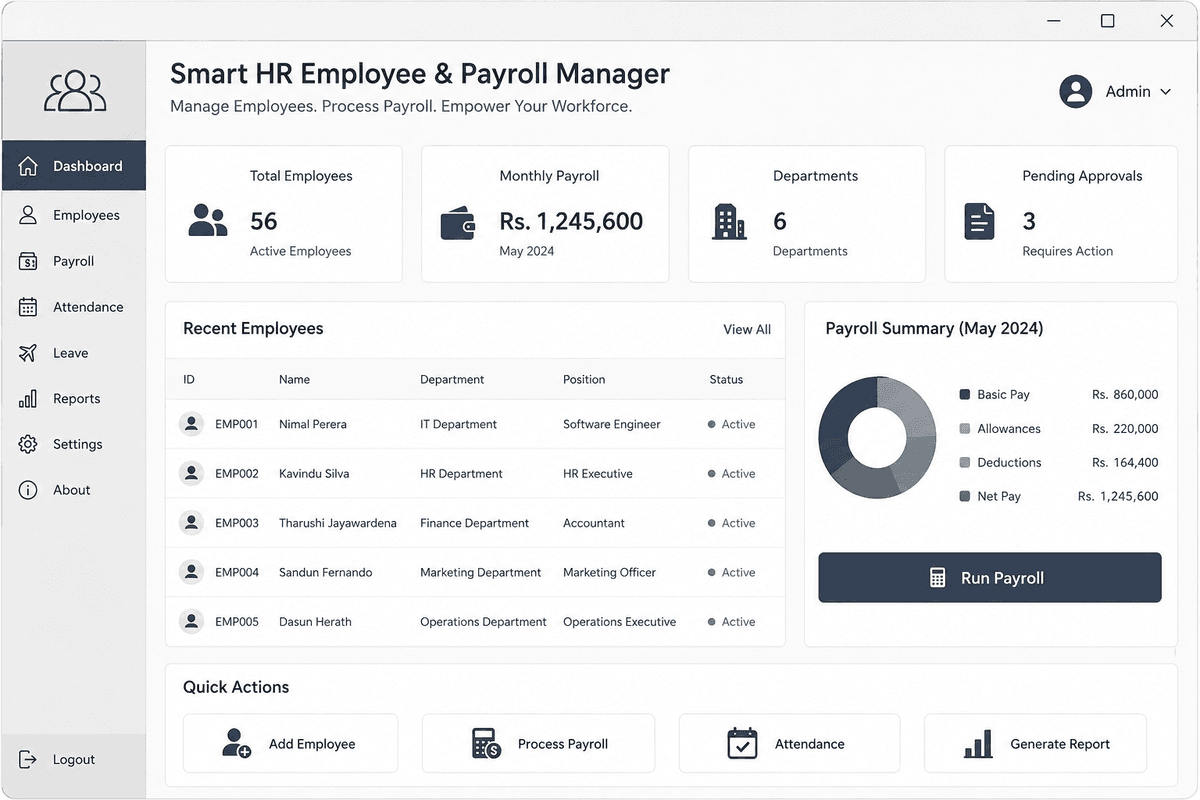 Smart HR Employee & Payroll Manager